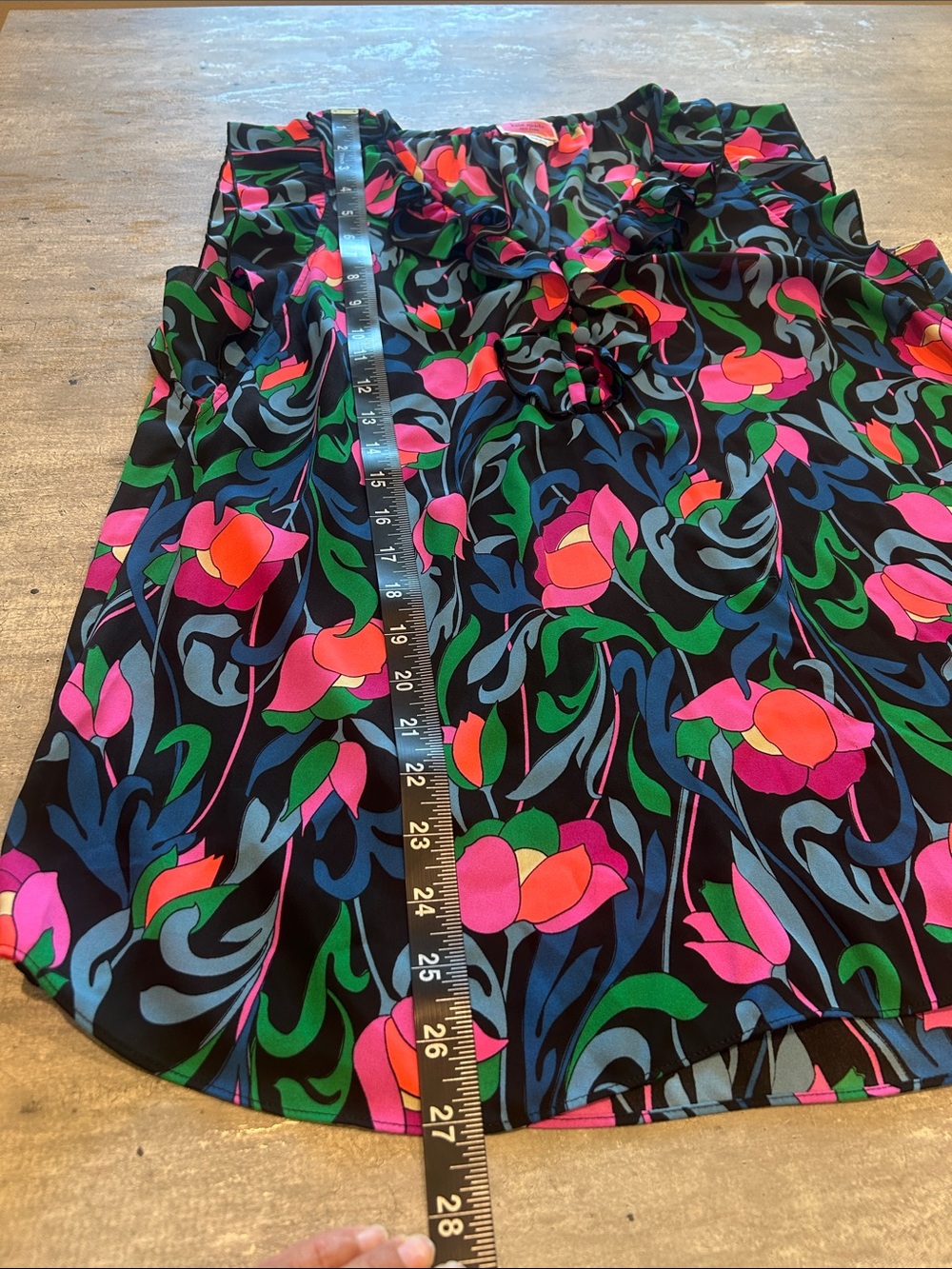 kate spade Multicolor Floral Print Sleeveless Top Size L - Picture 4 of 9